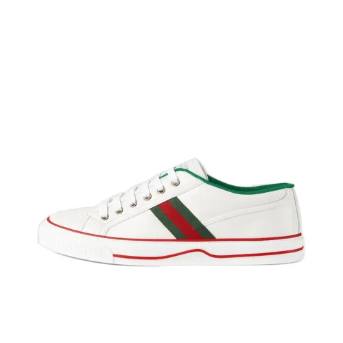 GUCCI Tennis 1977 Коллекция Низкий Топ Стильные Скейтбординги Мужской Белый