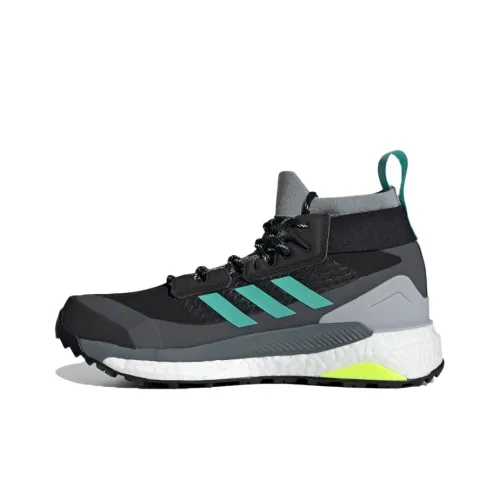 adidas Terrex FREE HIKER GTX Дышащий MID Топ Обувь для активного отдыха Унисекс Черный Серый