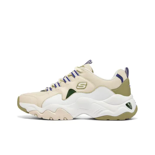 Skechers D'LITES 3,0 Пена Медвежонок Низкий Топ Повседневный Мужской Natural