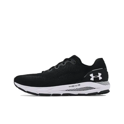 Under Armour HOVR Sonic 4 Low Беговые кроссовки Мужские Черно-белые