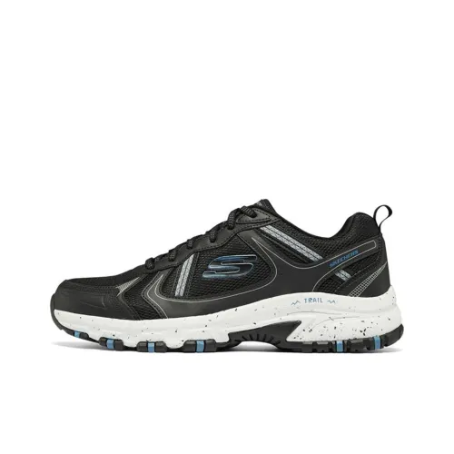 Skechers Hillcrest Low Топ Беговые кроссовки Мужской Черный Белый