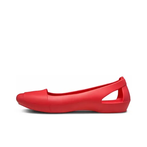 Crocs Женские повседневные туфли Женские Красный