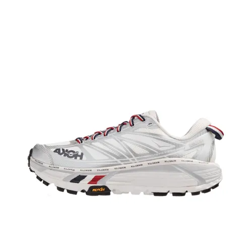 Moncler x HOKA ONE ONE Mafate Speed 2 Легкий Низкий Топ Беговые кроссовки Унисекс Туманный серый