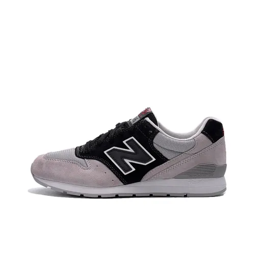 New Balance NB 996 Амортизация Износостойкий Низкий Топ Беговые кроссовки Унисекс Черный Серый