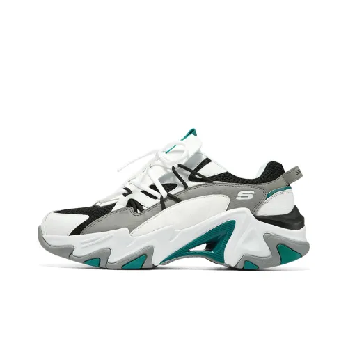 Skechers Stamina V3 Mecha Shoes 3 Hatsune Miku Синий Низкий Топ Повседневный Мужской Белый Многоцветный
