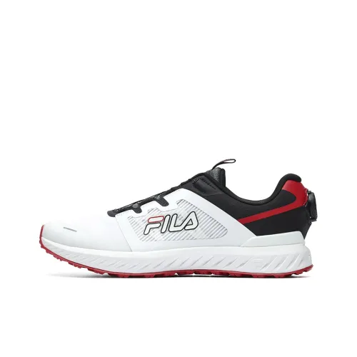 FILA Низкие беговые кроссовки для мужчин белые и черные