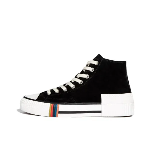 Paul Smith High-Top Canvas Shoes Men's