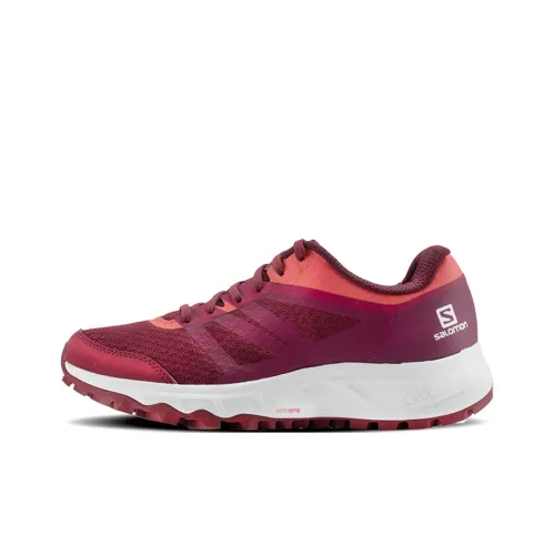 SALOMON Trailster 2 Амортизаторы Slip-resistant и устойчивые к истиранию Низкий топ Беговые кроссовки Женские Красный