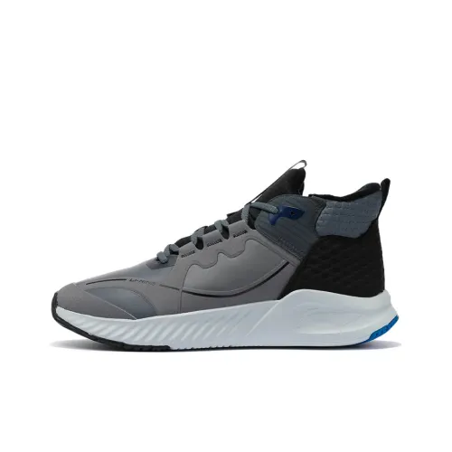 LINING Soft Zero WNTR ZERO WNTR Амортизаторы Отскок Низкий Топ Повседневный Мужской Серый