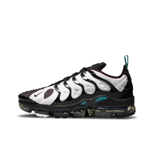 Nike Vapormax Plus Low Топ Беговые кроссовки Мужской Черный Белый Синий