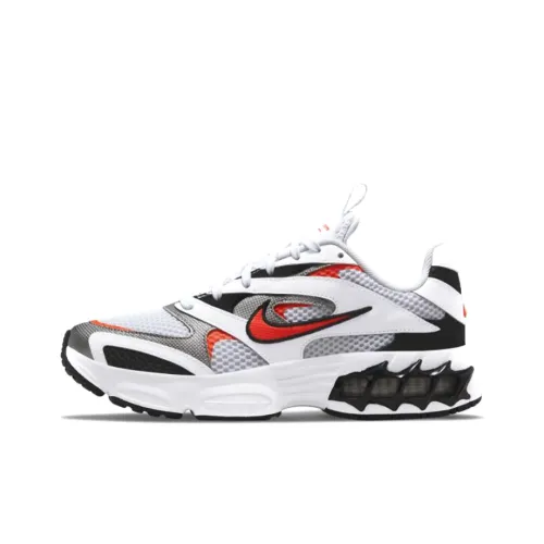 Nike Zoom Air Fire Slip-on Устойчивый к истиранию Дышащий Низкий Топ Повседневные Беговые кроссовки Женские Черный Белый Красный