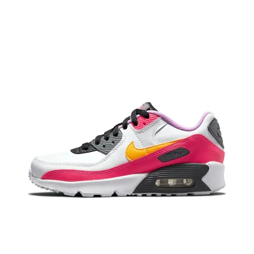 Nike Air Max 90 Low Топ Беговые кроссовки Женские Белый Розовый Черный