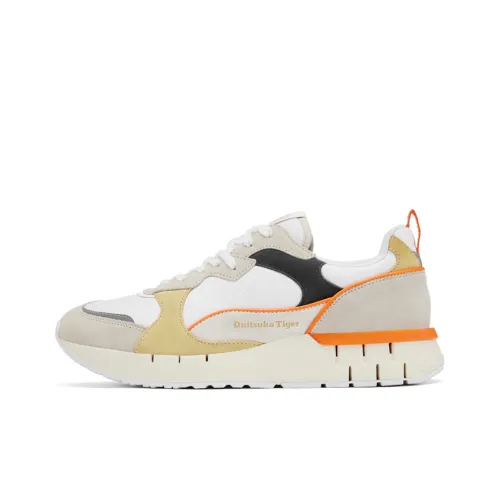 Onitsuka Tiger Bravon Износостойкий Низкий Топ Повседневная Обувь Унисекс Белый