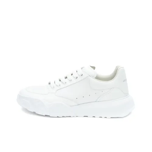 Alexander McQueen Court Trainer Low Топ Стильные Скейтбординги Мужской Белый