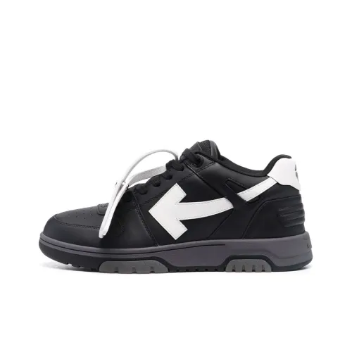 Off Белый Out Of Office Низкий Топ Стильные Скейтбординги Мужской Черный