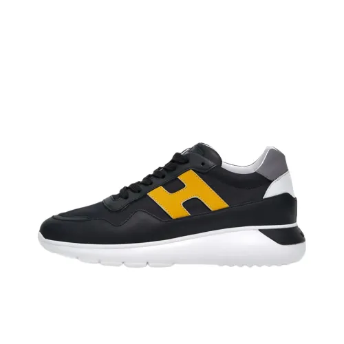 HOGAN Interactive³ Low Топ Спортивная Повседневная Обувь Мужская Черная