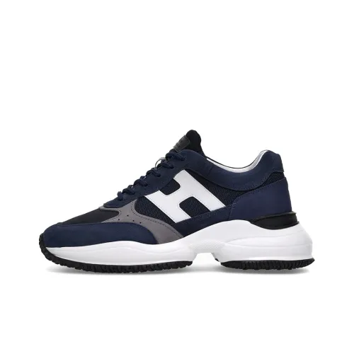 HOGAN Interactive версия устойчивая к истиранию низкий топ повседневная обувь мужская синий