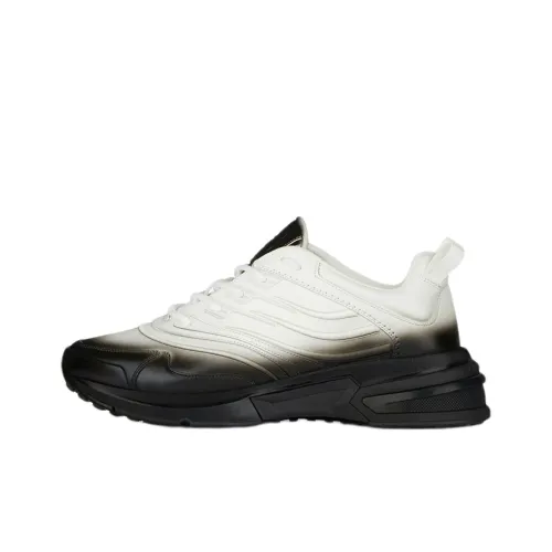 Givenchy GIV 1 Амортизация Износостойкая Низкая Обувь для Спортивных Занятий Мужская Черно-Белая