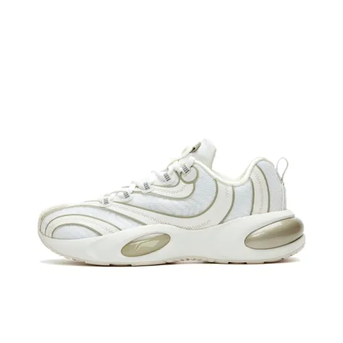 LINING V8 Low Топ Беговые кроссовки Женские Экрю