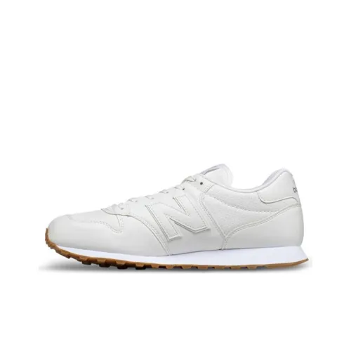 New Balance NB 500 Low Топ Беговые кроссовки Мужской Чисто белый