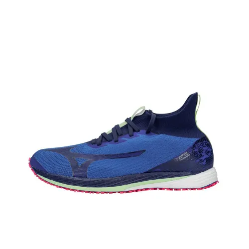 Mizuno Elite NEO 2 Elite Mid Топ Беговые кроссовки Женские Синий