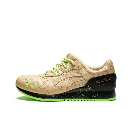Asics Gel Lyte 3 Low Топ Беговые кроссовки Унисекс Коричнево-зеленый