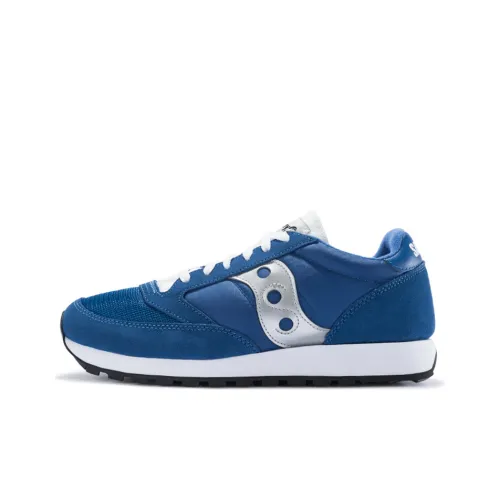 Saucony Jazz Original Low Топ Беговые кроссовки Мужской Синий Белый