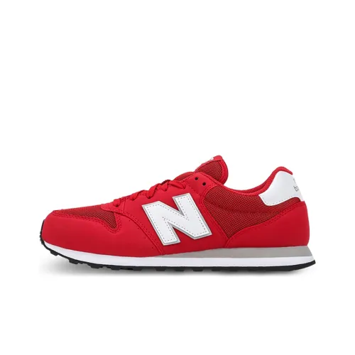 New Balance NB 500 Low Топ Беговые кроссовки Мужской Красный