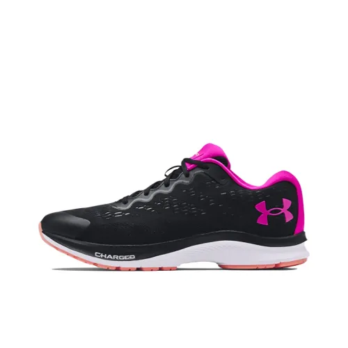 Under Armour Charged Bandit 6 Low Топ Беговые кроссовки Женские Черный Розовый