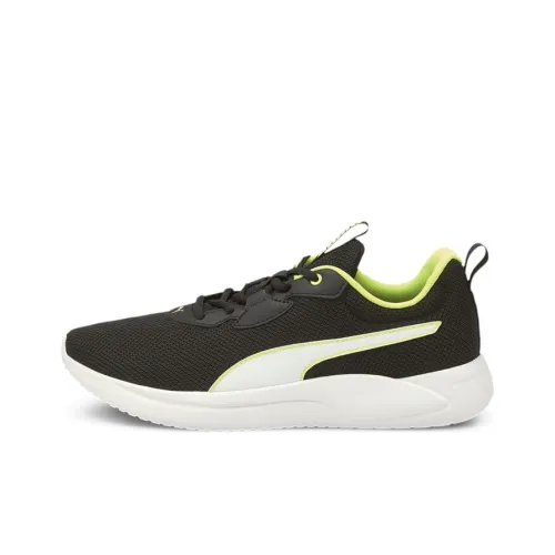PUMA Resolve Smooth Амортизация Противоскользящие Поддержка Низкий Топ Беговые кроссовки Мужские Белый Черный Зеленый