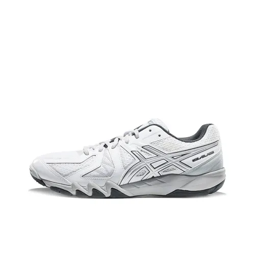 Asics Gel Blade 5 Low Top Беговые кроссовки Унисекс Белый Серебряный
