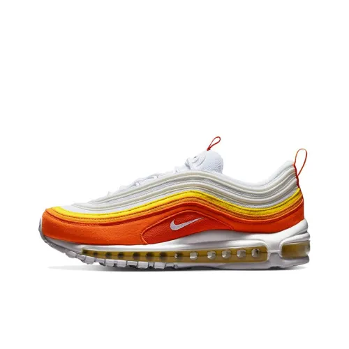 Nike Air Max 97 Low Беговые кроссовки Мужские Белый Оранжевый