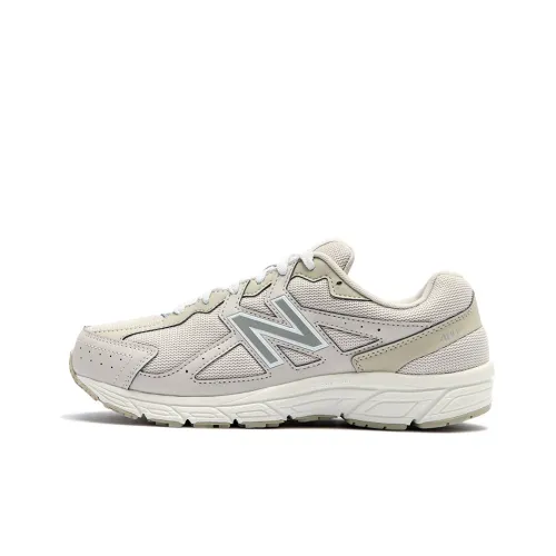 New Balance NB 480 Low Топ Повседневные Беговые Кроссовки Женские Серый Белый