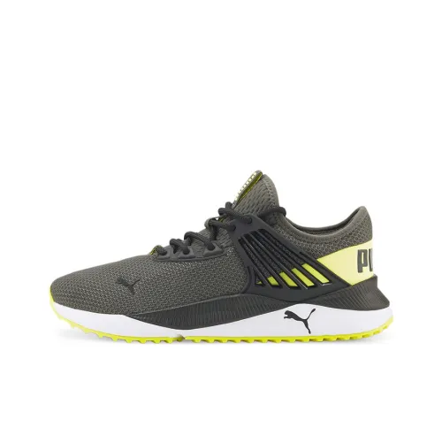 PUMA Pacer Future Low Беговые кроссовки Унисекс Серый Зеленый