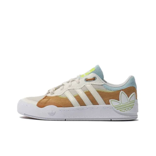 Adidas Originals Rey Galle Slip Resistant Abrasion Resistant Низкие Кроссовки для скейтбординга Женские Оранжевые Бежевые