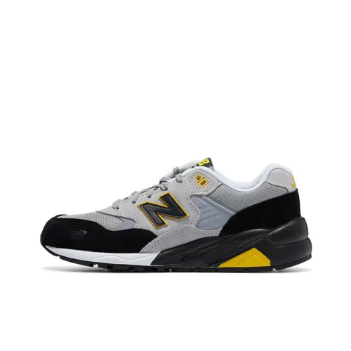New Balance NB 580 Low Топ Беговые кроссовки Унисекс Серый Черный