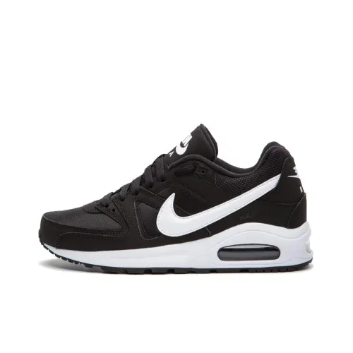 Nike Air Max Command Low Топ Беговые кроссовки Женские Черный белый