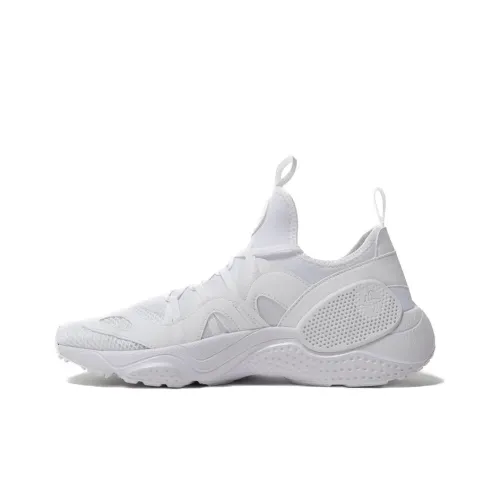 Nike Non Bottom Slip Легкий Low Top Беговые кроссовки Мужской Pure White