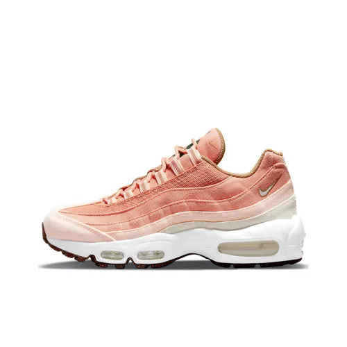 Nike Air Max 95 Low Топ Марафон Беговые кроссовки Женские Розовый