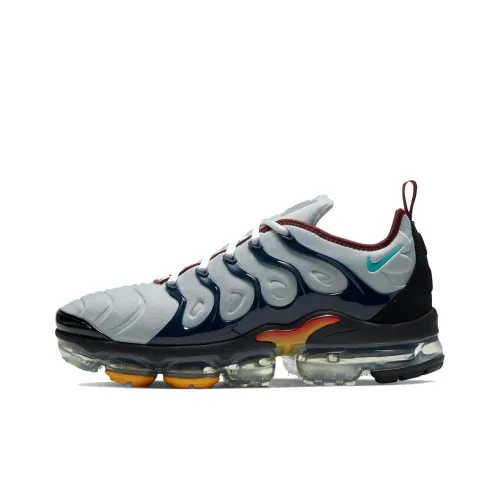 Nike Vapormax Plus Low Топ Беговые кроссовки Мужские Серый Синий Черный