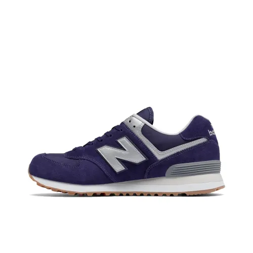 New Balance NB 574 Low Топ Беговые кроссовки Мужские Синий Фиолетовый