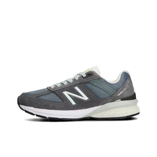 SSZ × Akio Hasegawa x New Balance NB 990 V5 Low Топ Беговые кроссовки Мужской Серый Синий