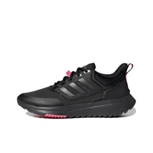 Adidas EQ21 Slip-resistant Low Top Беговые кроссовки Женские Черный Розовый
