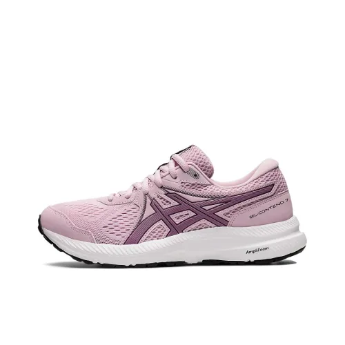 Asics Гель Contend 7 Low Топ Беговые кроссовки Женские Розовый Удобный