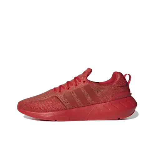 Adidas Originals Swift Run 22 Устойчивые к истиранию низкие беговые кроссовки Мужские Красные