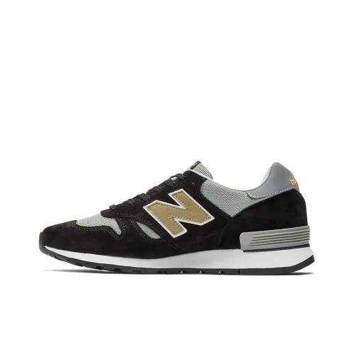 New Balance NB 670 Low Топ Беговые кроссовки Мужской Черный Серый Сделано в Великобритании