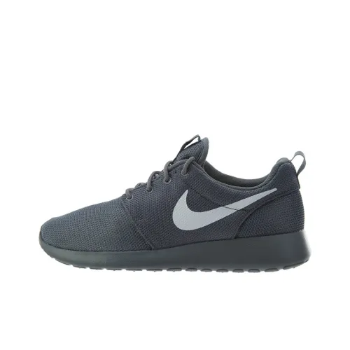 Nike Roshe One Амортизаторы Shock противоскользящие устойчивые к истиранию низкий топ повседневная обувь для бега мужской темно-серый