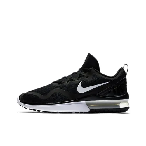 Nike Low Top Беговые кроссовки Мужские Черно-белые