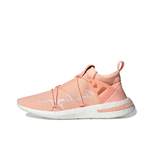 Adidas Originals Arkyn Slip-resistant и дышащий низкий топ повседневные беговые кроссовки женские розовые белые