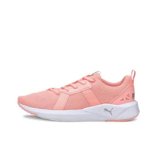 PUMA Chroma Series Амортизирующие шоки Противоскользящие и устойчивые к истиранию Низкий топ Беговые кроссовки Женские Розовые